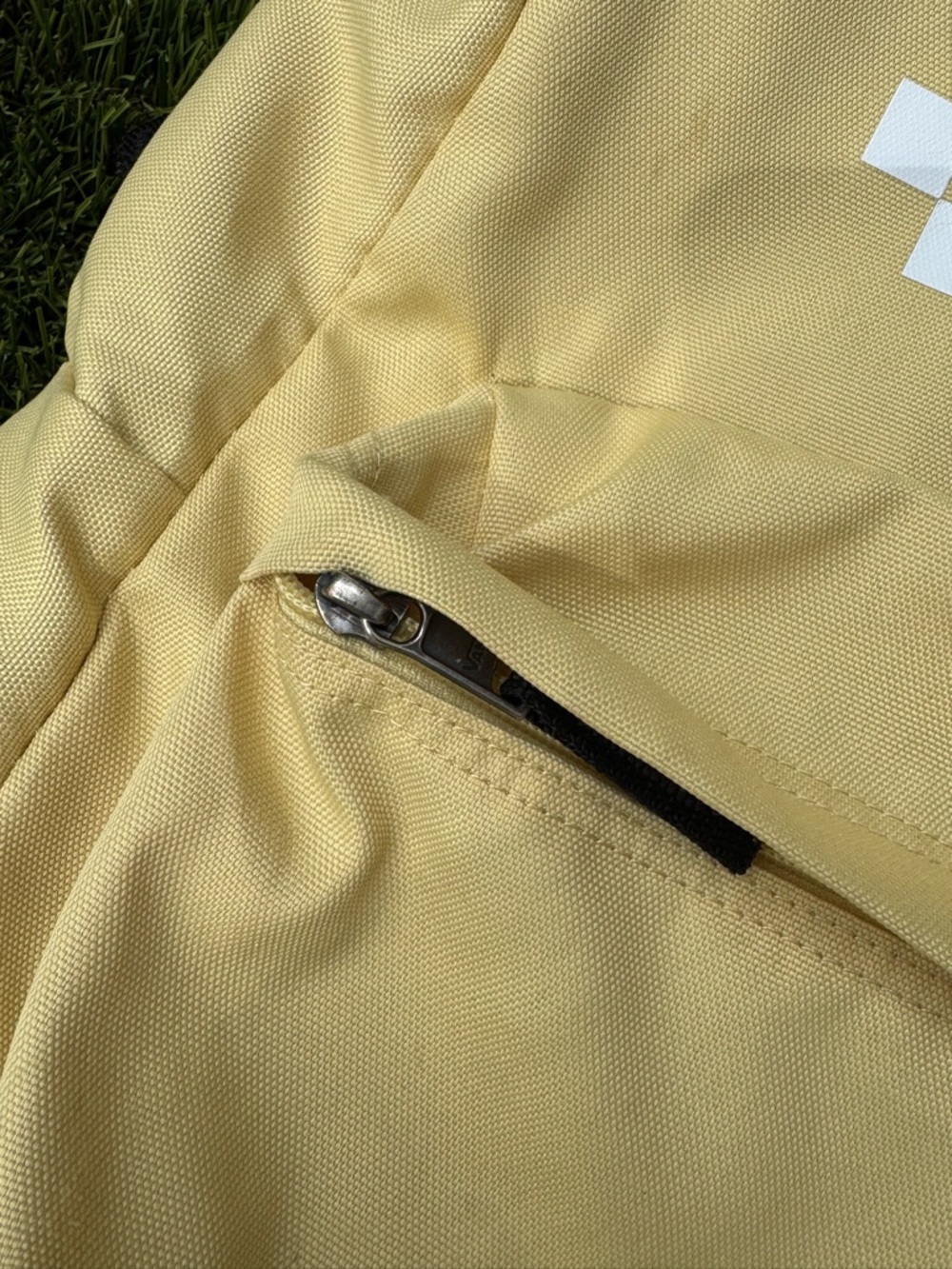 Vans Off The Wall Yellow/white Skateboard Backpack Travel Gym School - Picture 4 of 9